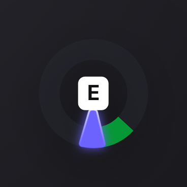 A circular skill check with a green arc, an E key and the rotating indicator